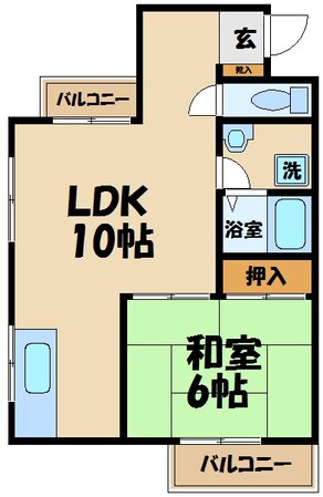 ダイヤモンド聖蹟の物件間取画像